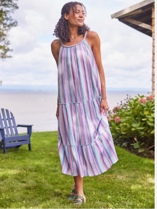 April Cornell Miranda Stripe Sundress Size Xxl